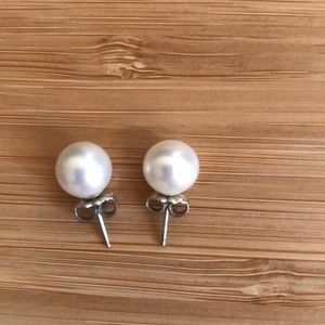 Tiffany Pearl Earrings - Ziegfeld Collection